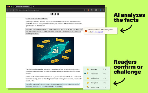 Navigate Compass – Fact Check All Your News! screenshot