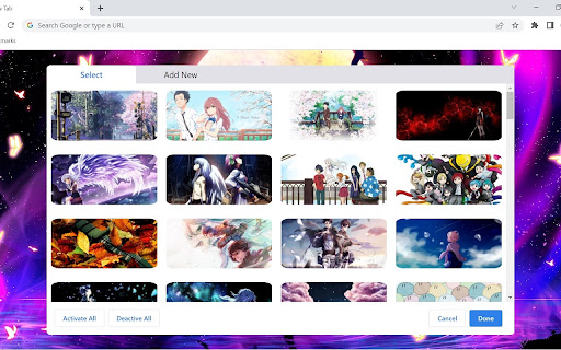 Backgrounds for Chrome-Chan screenshot