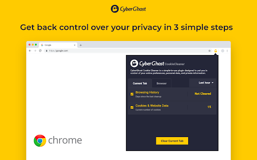 CyberGhost Cookie Cleaner screenshot