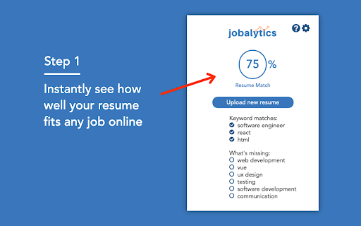 Jobalytics - Resume Keyword Analyzer screenshot