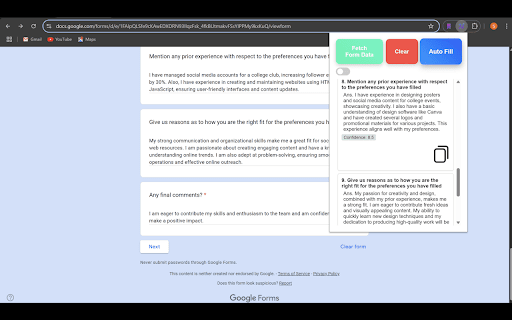 Google Forms Solver-Gemini Powered with OCR screenshot