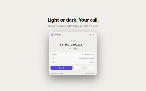 IWantMyIP screenshot