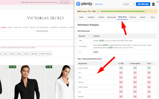 Plerdy SEO Analyzer screenshot