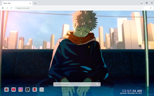 Yuuji Itadori Sleeping Jujutsu Kaisen Live Wallpaper screenshot