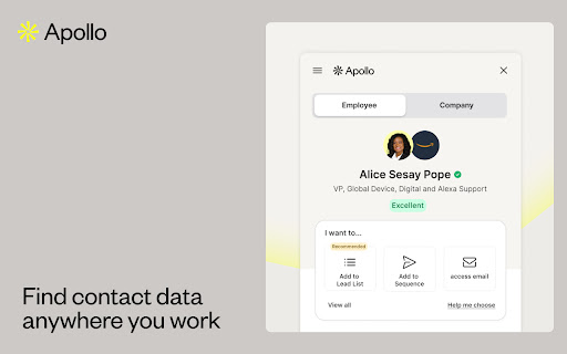 Apollo.io: Free B2B Phone Number & Email Finder screenshot