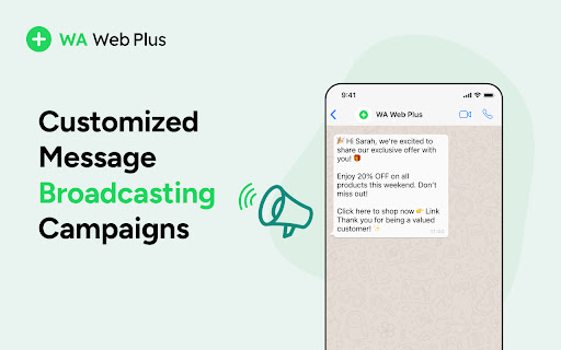 WA Web Plus by Elbruz Technologies screenshot