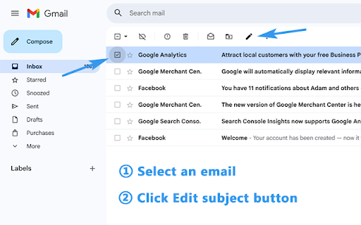 Change Subject Line for Gmail screenshot