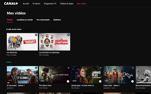 myCanal+ : zappez les intros, mode PiP et plus pour Canal+. screenshot