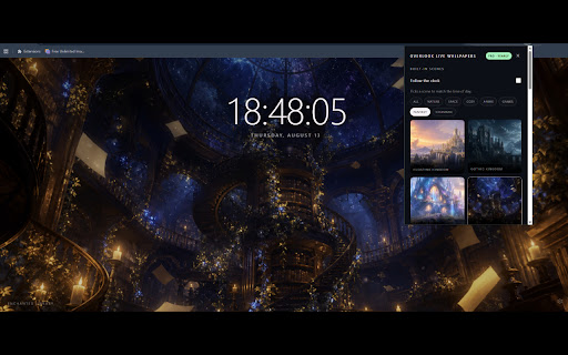 Overlook Live Wallpapers screenshot