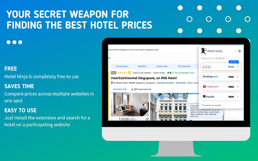 Hotel Ninja: Compare Booking, Expedia & Hotels.com Prices screenshot