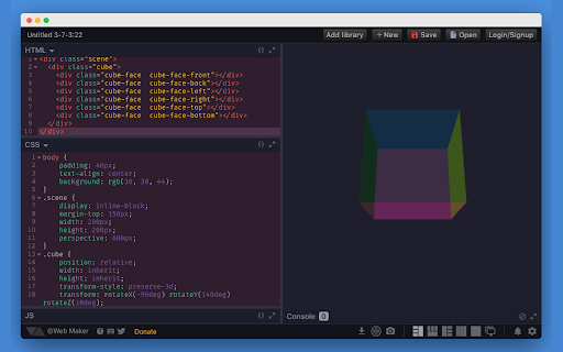Web Maker screenshot