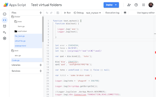 AppsScript Color screenshot