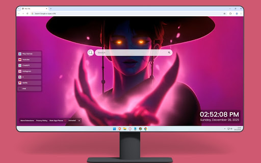 KPop Demon Hunters Jinu Claws Live Wallpaper screenshot