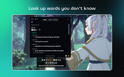 ManabiDojo - Learn Japanese with Anime on Crunchyroll & Netflix screenshot