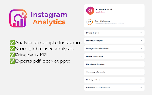 Instagram Analytics screenshot
