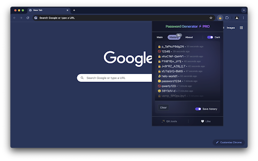 Password Generator PRO screenshot