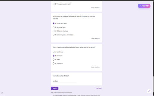 AI Filler for Google Forms screenshot