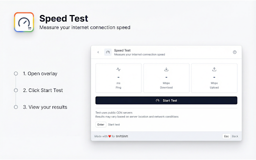 Internet Speed Test screenshot