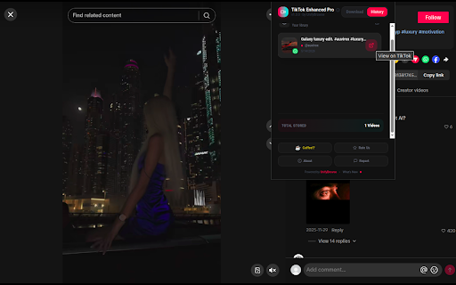 TikTok Enhanced Pro – TikTok Video Downloader by UnifyBrowse screenshot