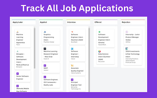 JobMate - Job Application Tracker & Internship Search screenshot