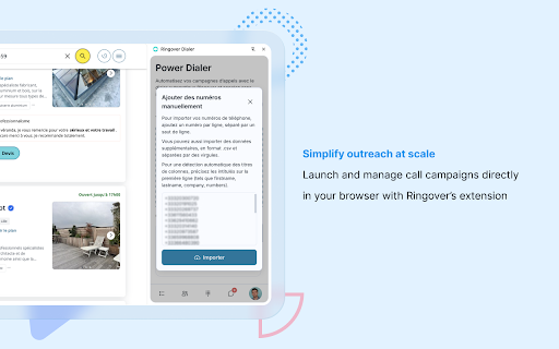 Ringover Dialer – Call, Text or launch campaigns in just One Click screenshot