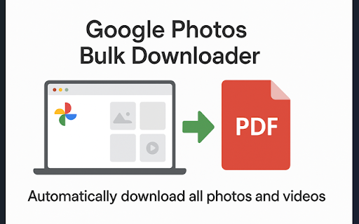 Google Photos Bulk Downloader & Deleter screenshot