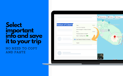 Travel Mapper: Save travel plans to Google Sheets screenshot