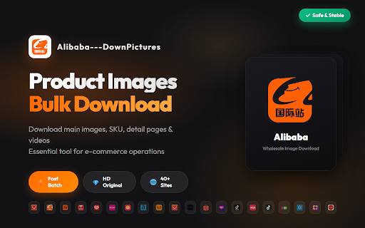 Alibaba Product Image & Video Downloader screenshot