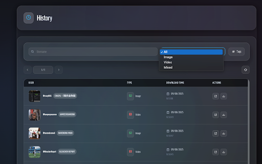 X/Twitter Content Backup Tool - X/Twitter media Downloader screenshot