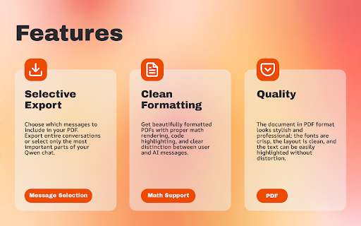 Qwen to PDF screenshot