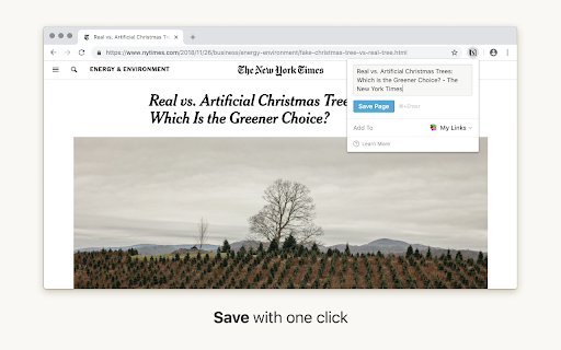 Notion Web Clipper screenshot