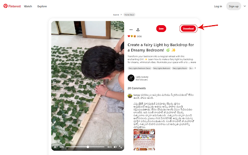 Pinterest Video Downloader - Download HD Videos, GIFs & Images | PinSnap screenshot