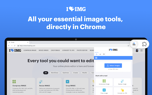 Image Editor & Tools - iLoveIMG screenshot