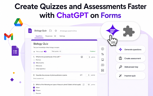 FormGPT AI Google Form Builder screenshot