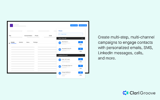 Clari Groove for G-Suite and Microsoft 365 screenshot