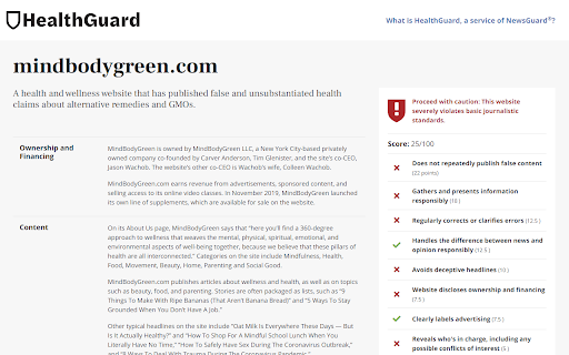 HealthGuard screenshot