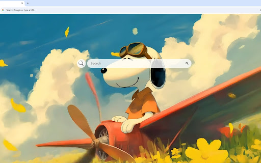 Snoopy Pilot Live Wallpaper screenshot