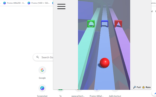 Shape Shift Parkour Unblocked Game screenshot