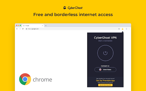 CyberGhost VPN – Proxy for Chrome screenshot