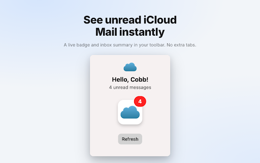 iCloud Mail Notifier - Email Alerts screenshot