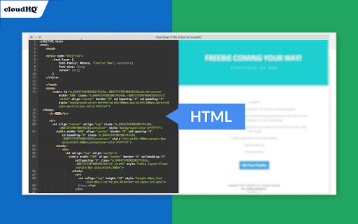 HTML Editor for Gmail by cloudHQ screenshot