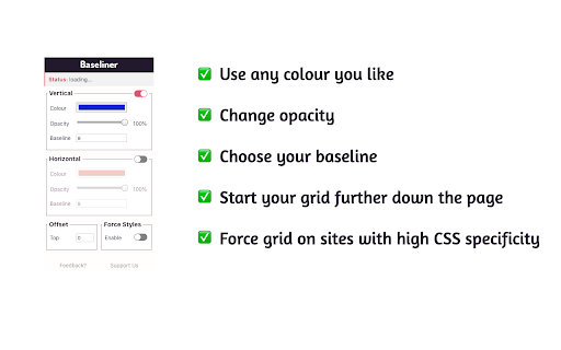 Baseliner screenshot
