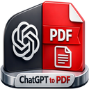 ChatGPT to PDF: Export ChatGPT Chats to PDF, Markdown, JSON icon
