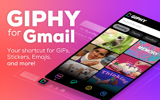 GIPHY for Gmail screenshot