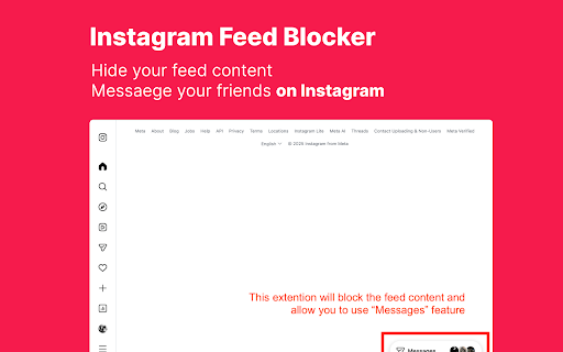 Instagram Feed Blocker screenshot