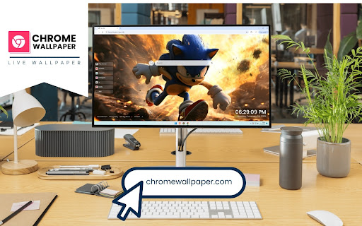 Sonic Explosion Live Wallpaper screenshot