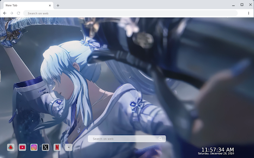 Hiyuki Silverblade Wuthering Waves Live Wallpaper screenshot