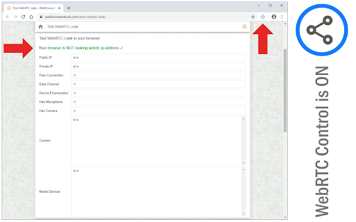 WebRTC Control screenshot