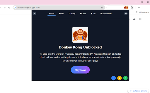 Donkey Kong Unlocked Game screenshot