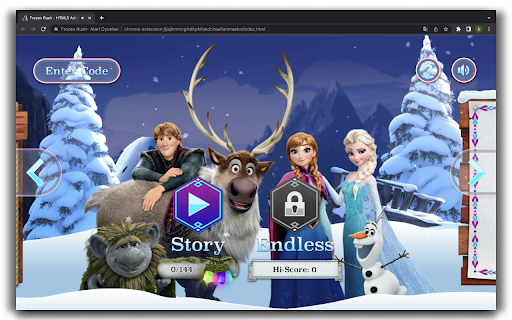 Frozen Rush - HTML5 Game screenshot